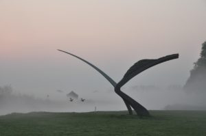 Mist over de Vecht bij Ommen